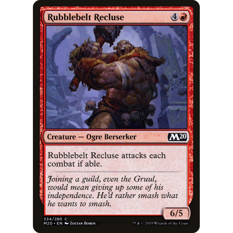 Rubblebelt Recluse (M20-334) - Core Set 2020