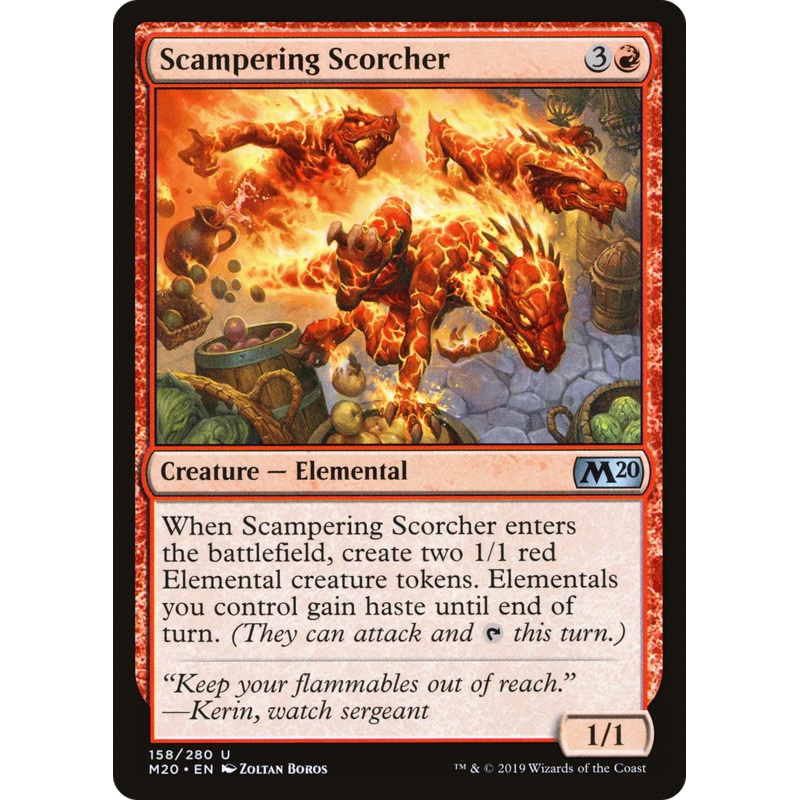 Scampering Scorcher (M20-158) - Core Set 2020