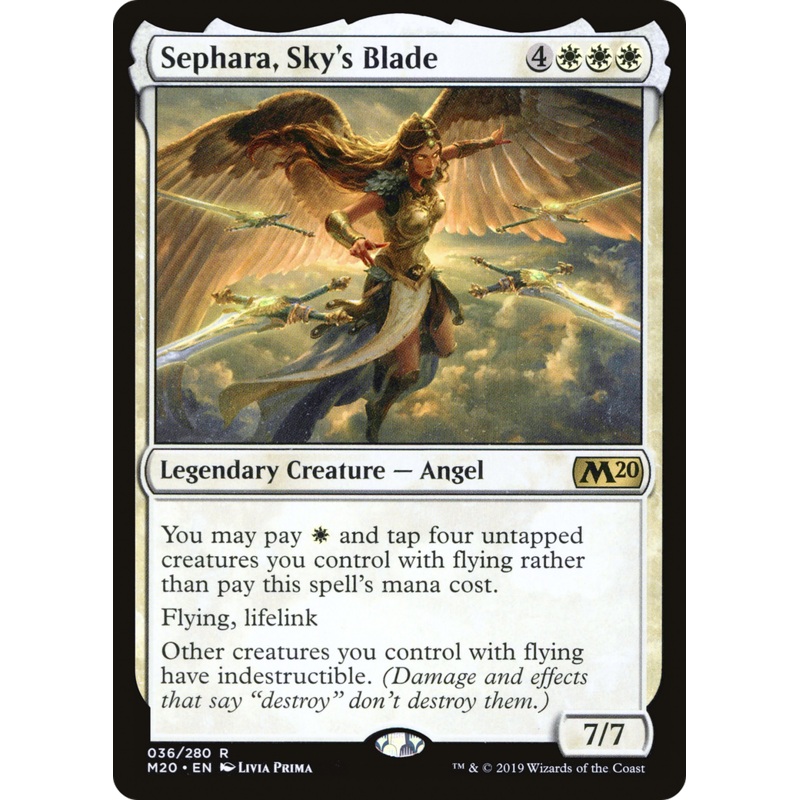 Sephara, Sky's Blade (M20-036) - Core Set 2020 Foil