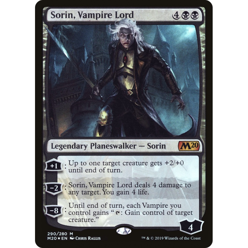 Sorin, Vampire Lord (M20-290) - Core Set 2020 Foil