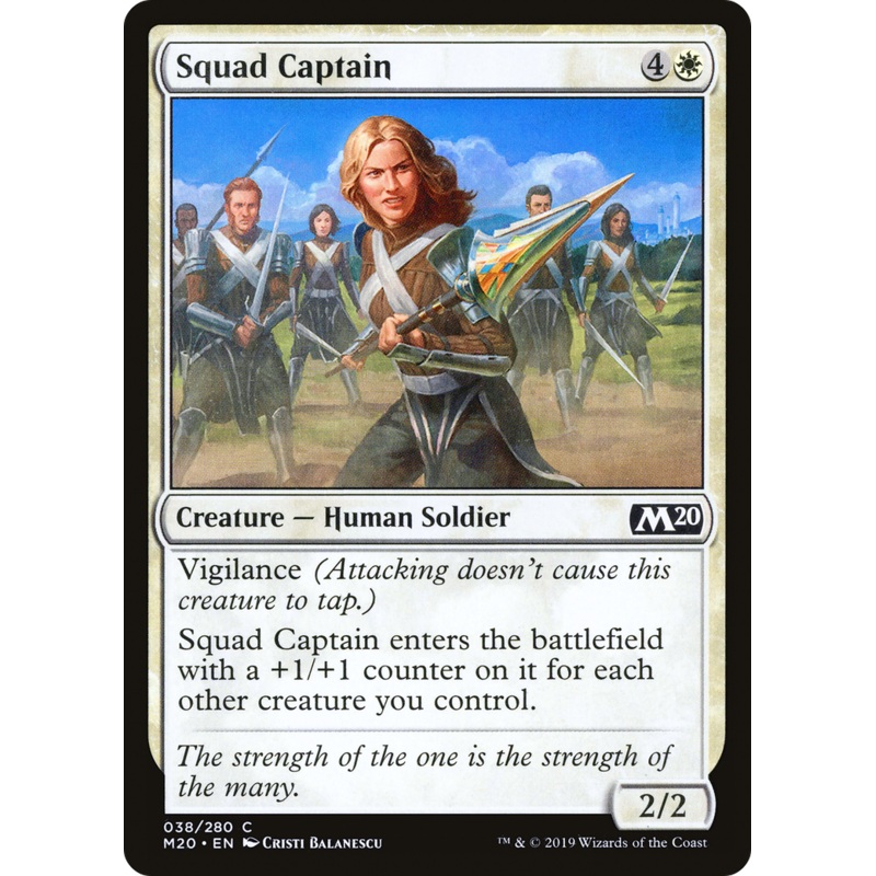 Squad Captain (M20-038) - Core Set 2020 Foil
