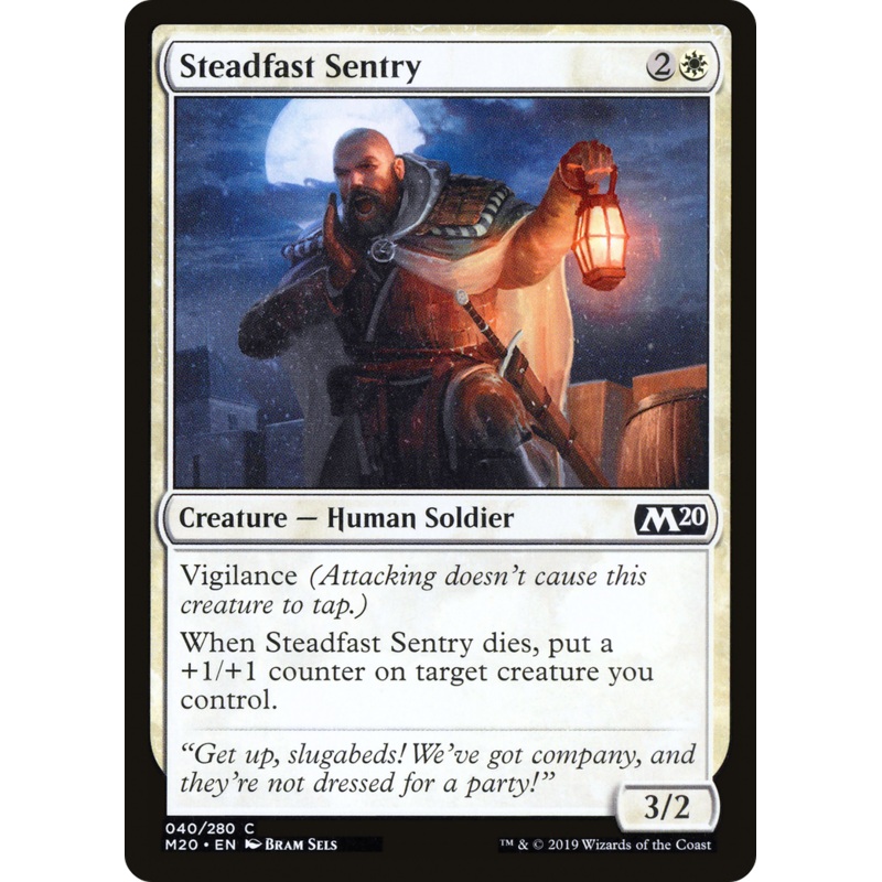 Steadfast Sentry (M20-040) - Core Set 2020