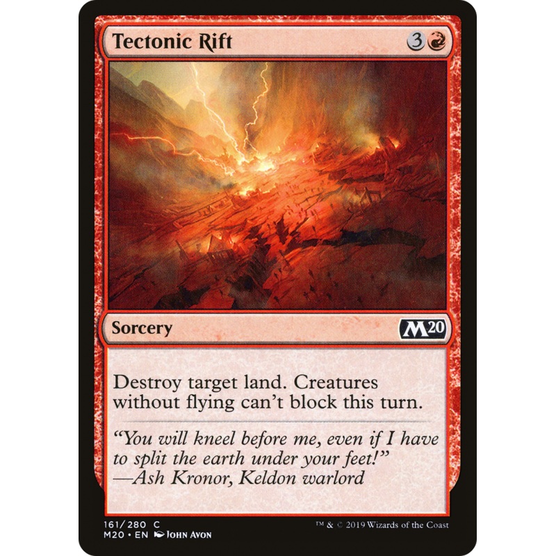 Tectonic Rift (M20-161) - Core Set 2020