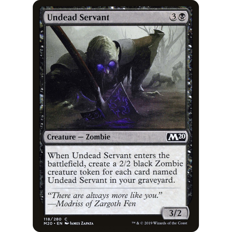 Undead Servant (M20-118) - Core Set 2020