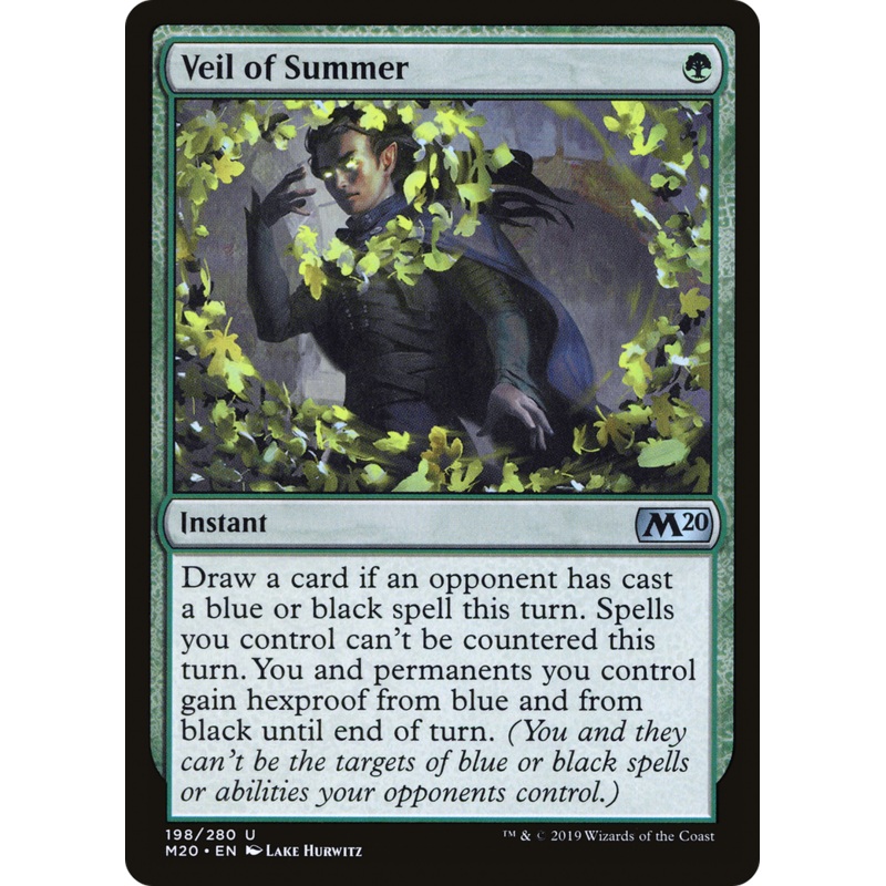 Veil of Summer (M20-198) - Core Set 2020