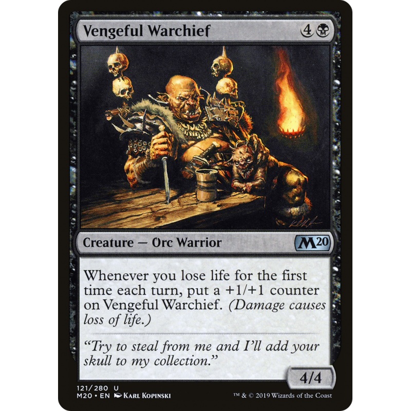 Vengeful Warchief (M20-121) - Core Set 2020