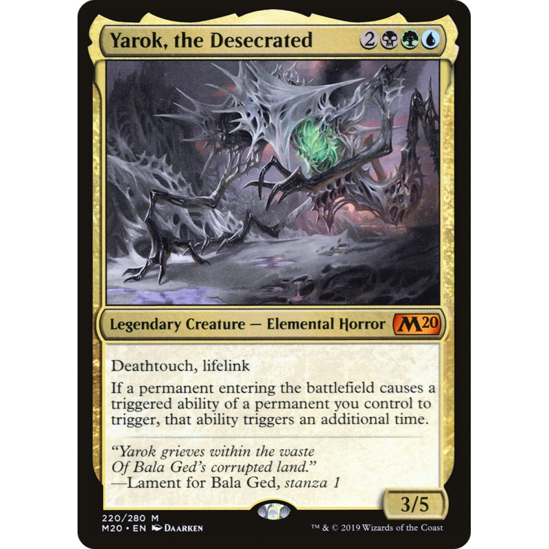 Yarok, the Desecrated (M20-220) - Core Set 2020