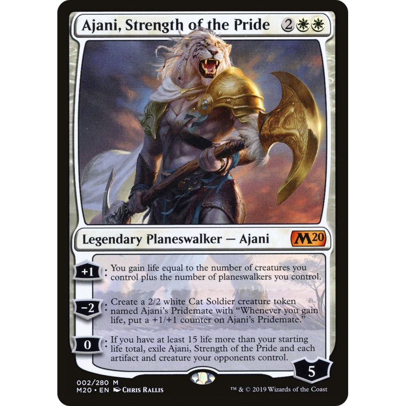 Ajani, Strength of the Pride (M20-002) - Core Set 2020