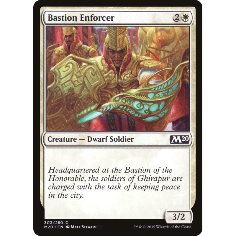 Bastion Enforcer (M20-303) - Core Set 2020