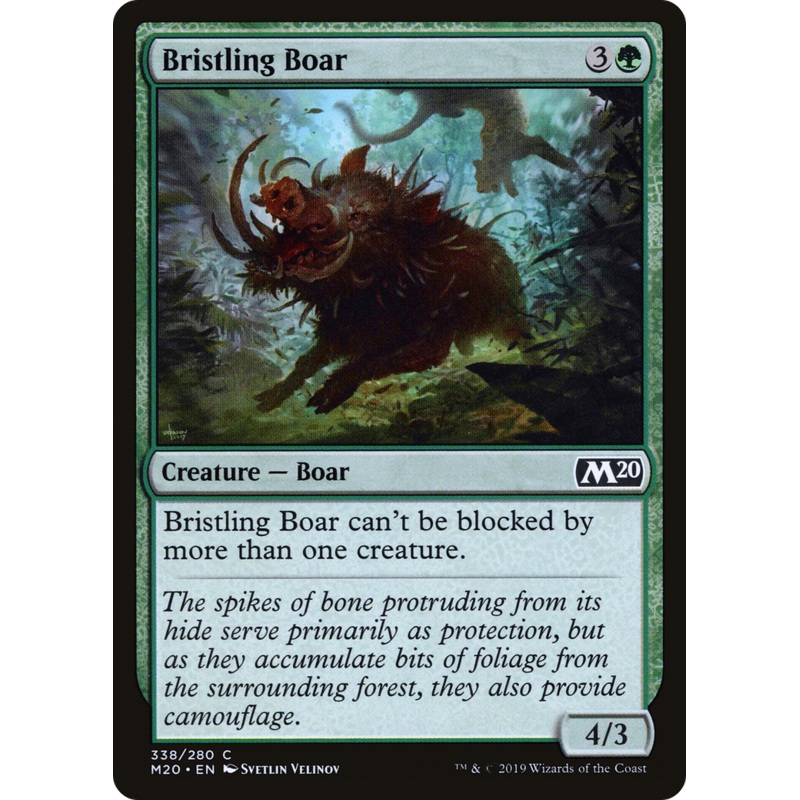 Bristling Boar (M20-338) - Core Set 2020
