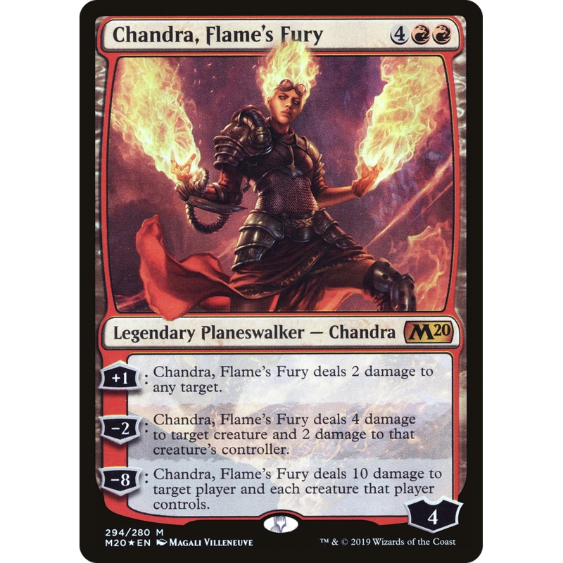 Chandra, Flame's Fury (M20-294) - Core Set 2020 Foil