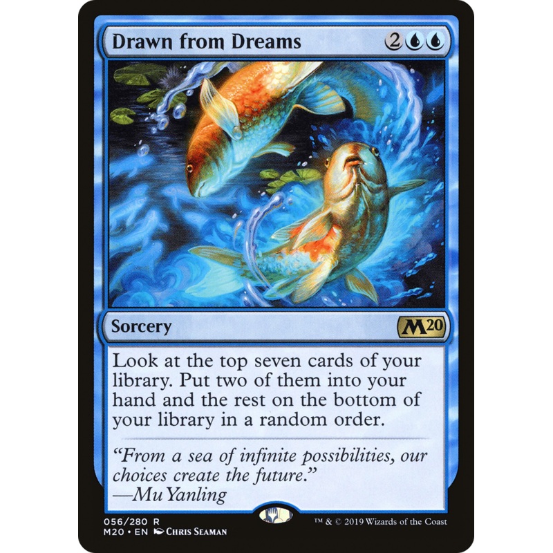 Drawn from Dreams (M20-056) - Core Set 2020 Foil