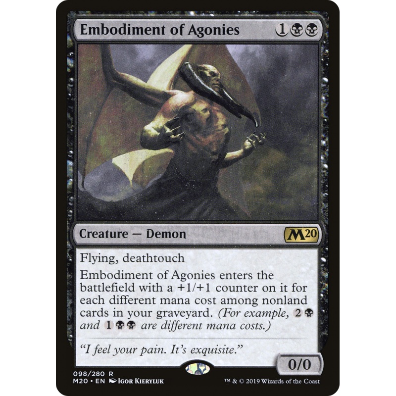 Embodiment of Agonies (M20-098) - Core Set 2020 Foil