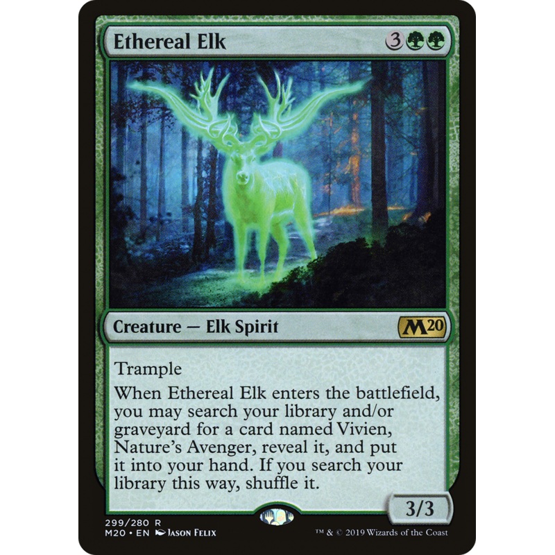 Ethereal Elk (M20-299) - Core Set 2020