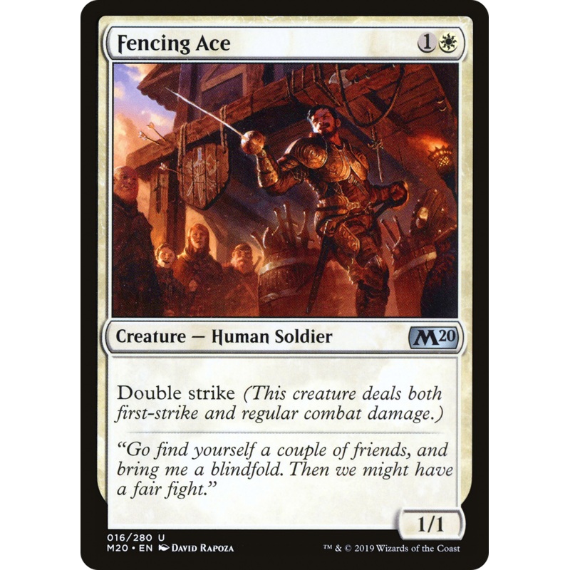 Fencing Ace (M20-016) - Core Set 2020