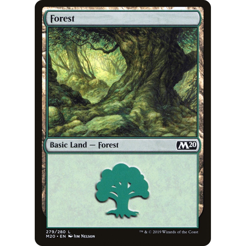 Forest (M20-279) - Core Set 2020 Foil