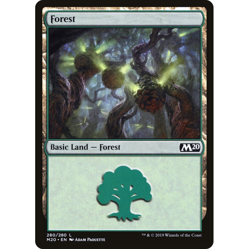 Forest (M20-280) - Core Set 2020 Foil