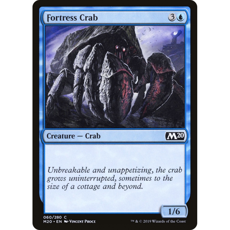 Fortress Crab (M20-060) - Core Set 2020 Foil