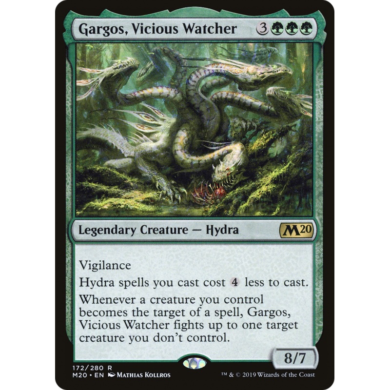 Gargos, Vicious Watcher (M20-172) - Core Set 2020 Foil