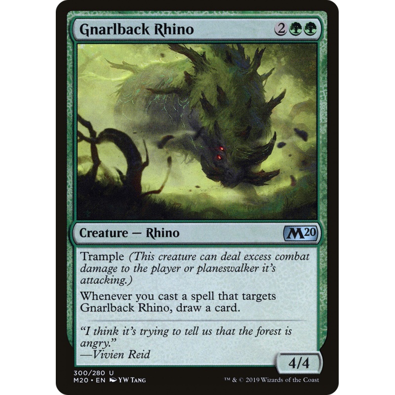 Gnarlback Rhino (M20-300) - Core Set 2020