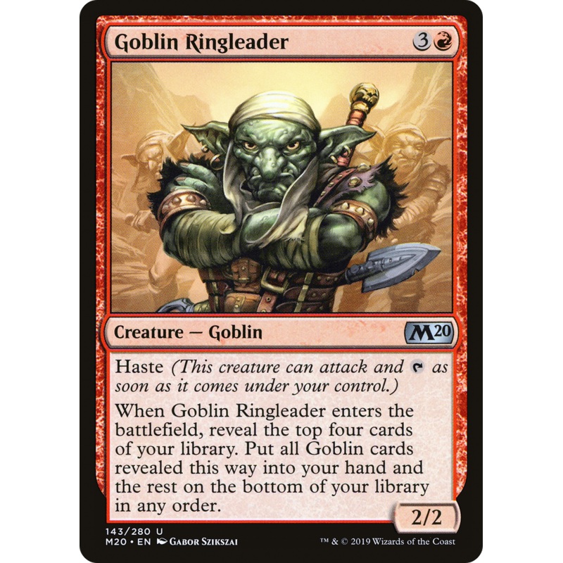 Goblin Ringleader (M20-143) - Core Set 2020