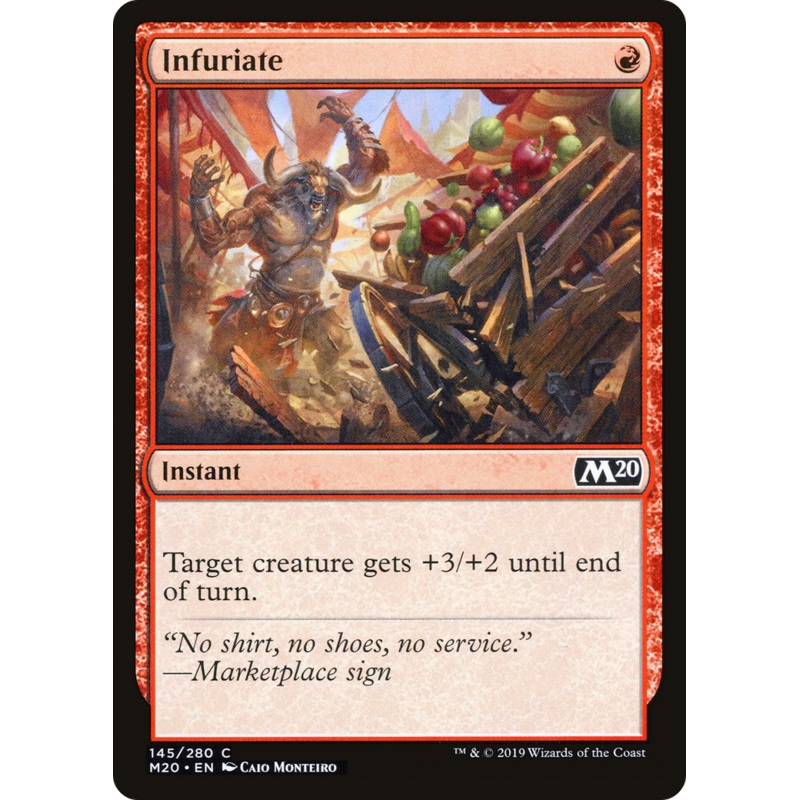 Infuriate (M20-145) - Core Set 2020 Foil
