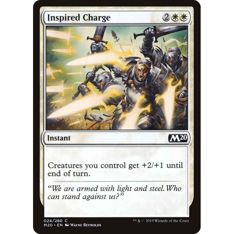 Inspired Charge (M20-024) - Core Set 2020