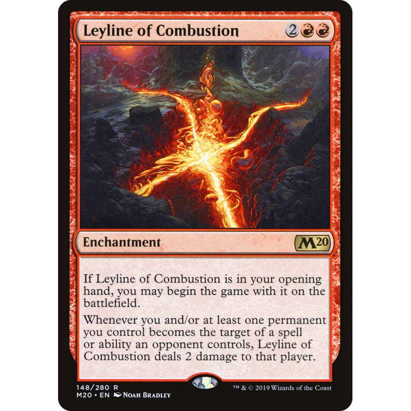 Leyline of Combustion (M20-148) - Core Set 2020 Foil