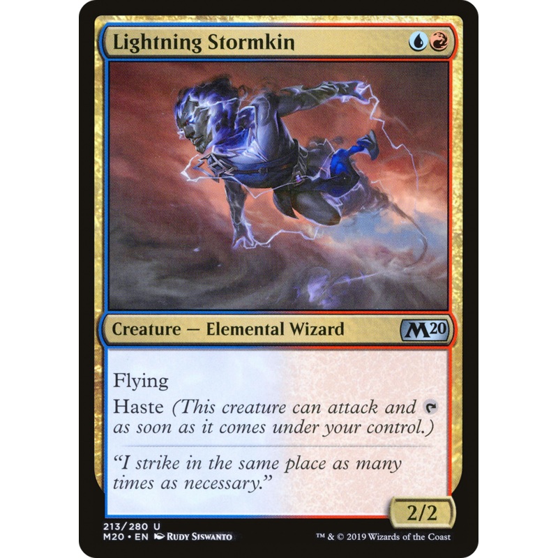 Lightning Stormkin (M20-213) - Core Set 2020 Foil