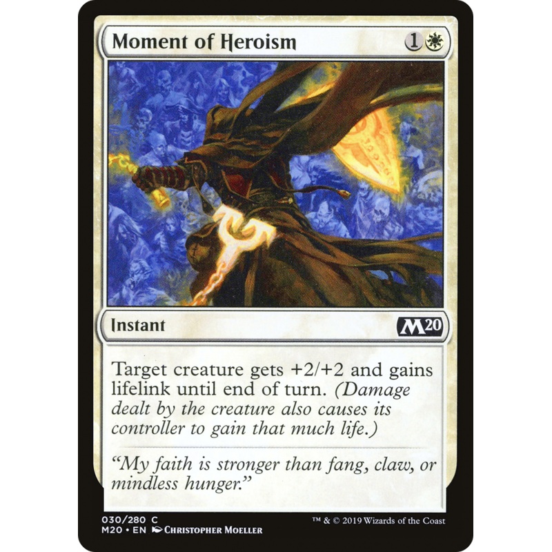 Moment of Heroism (M20-030) - Core Set 2020 Foil