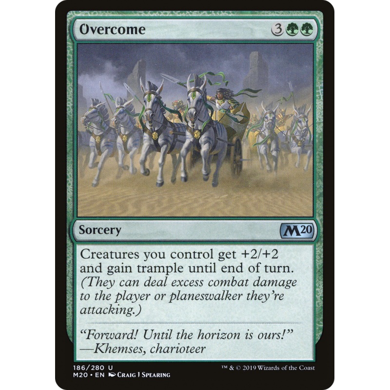 Overcome (M20-186) - Core Set 2020 Foil