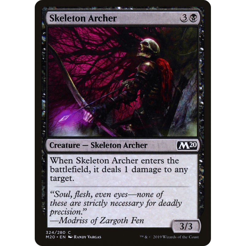 Skeleton Archer (M20-324) - Core Set 2020