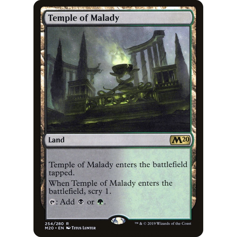 Temple of Malady (M20-254) - Core Set 2020