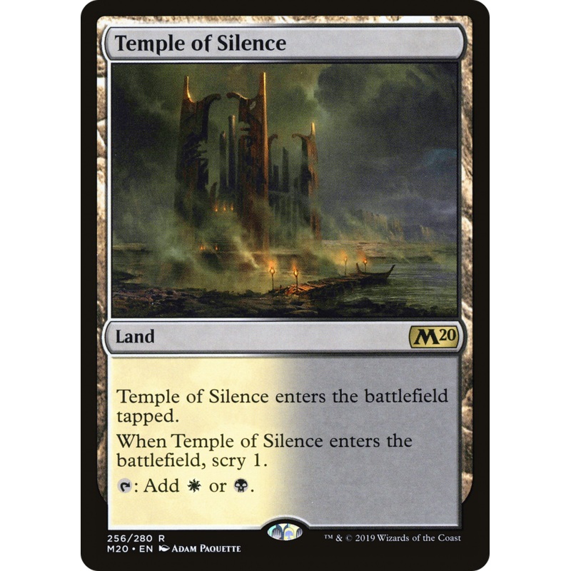 Temple of Silence (M20-256) - Core Set 2020