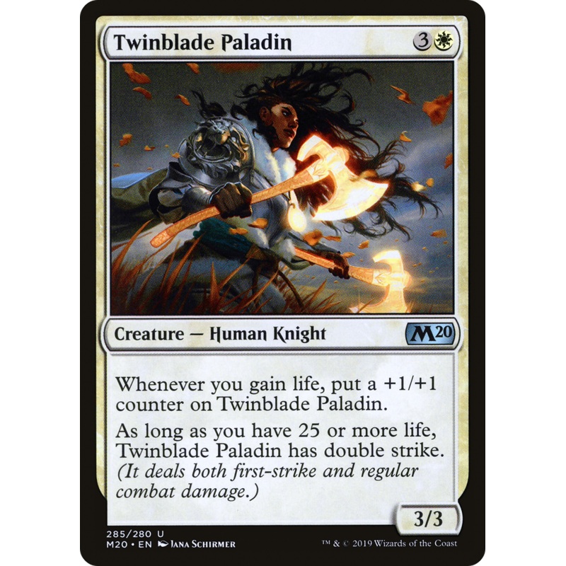 Twinblade Paladin (M20-285) - Core Set 2020