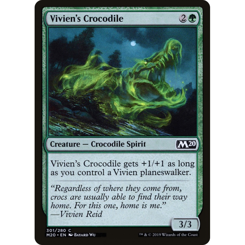 Vivien's Crocodile (M20-301) - Core Set 2020