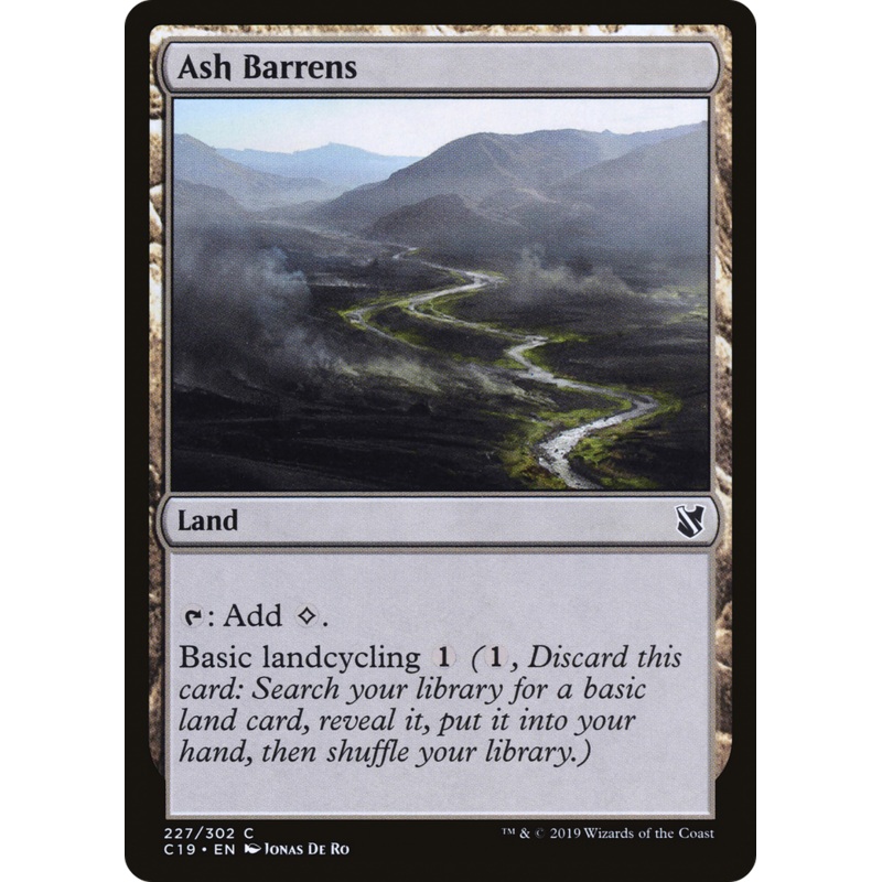 Ash Barrens (C19-227) - Commander 2019