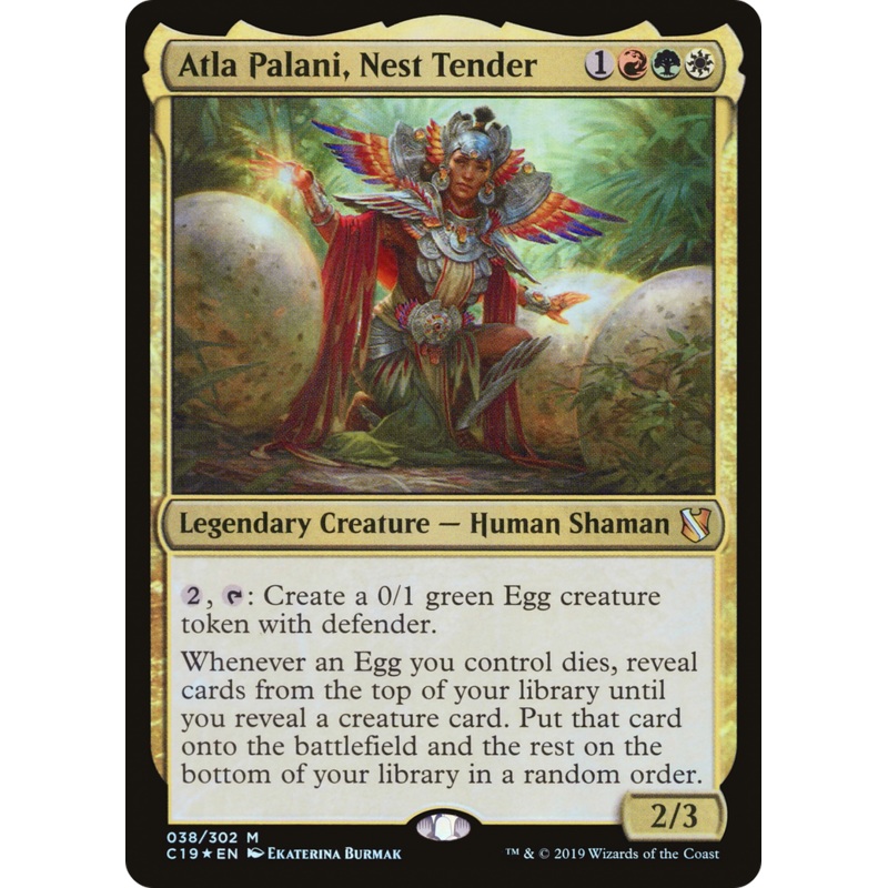 Atla Palani, Nest Tender (C19-038) - Commander 2019 Foil
