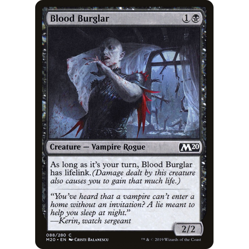 Blood Burglar (M20-088) - Core Set 2020