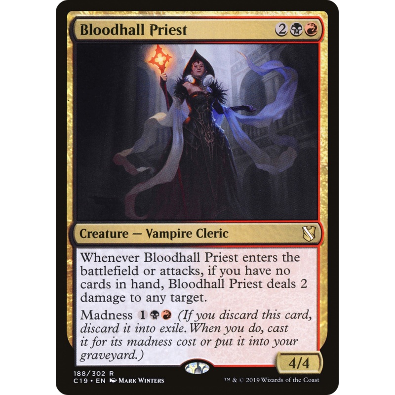 Bloodhall Priest (C19-188) - Commander 2019