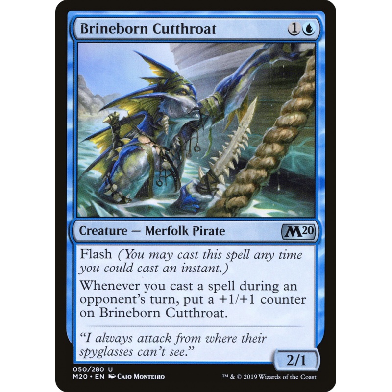 Brineborn Cutthroat (M20-050) - Core Set 2020