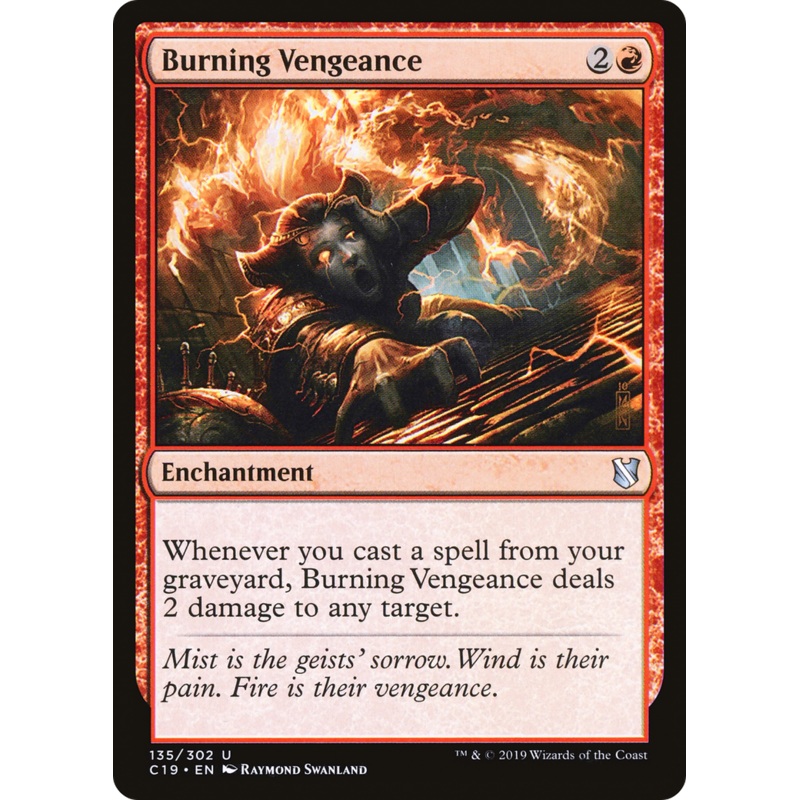 Burning Vengeance (C19-135) - Commander 2019