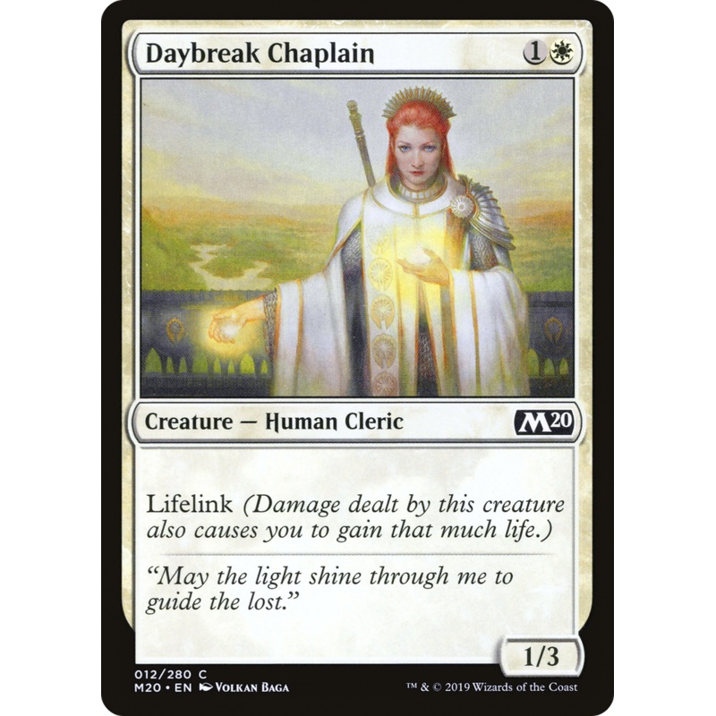 Daybreak Chaplain (M20-012) - Core Set 2020