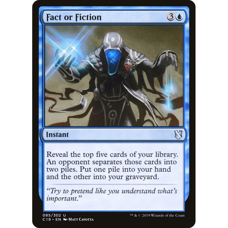 Fact or Fiction (C19-085) - Commander 2019