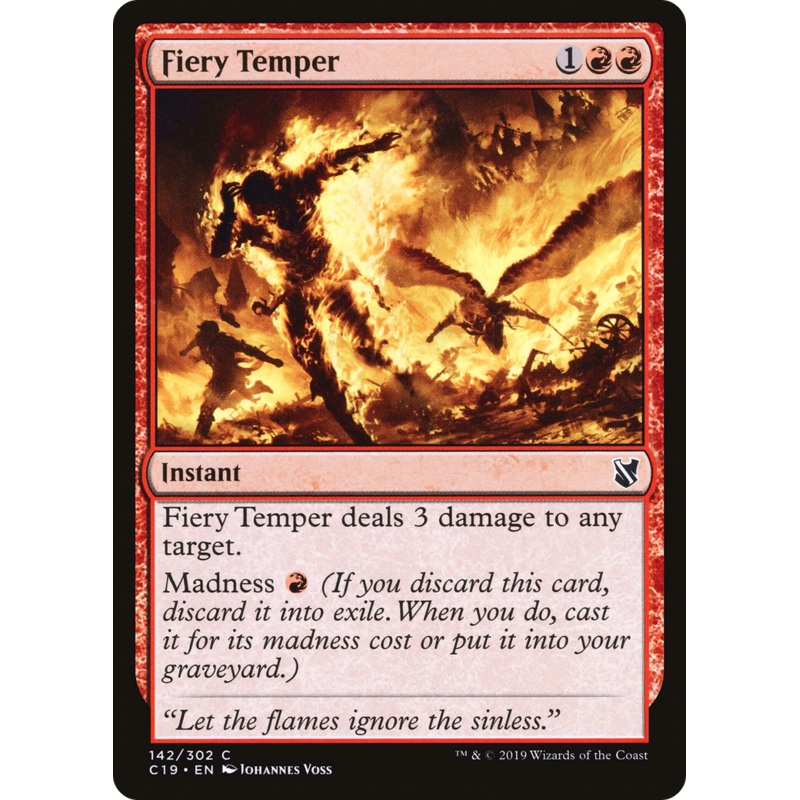 Fiery Temper (C19-142) - Commander 2019