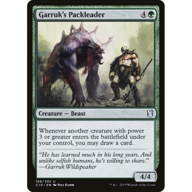 Garruk's Packleader (C19-168) - Commander 2019