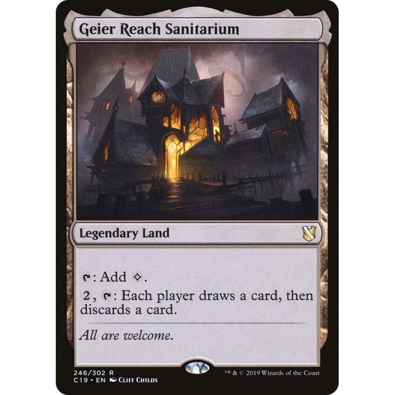 Geier Reach Sanitarium (C19-246) - Commander 2019