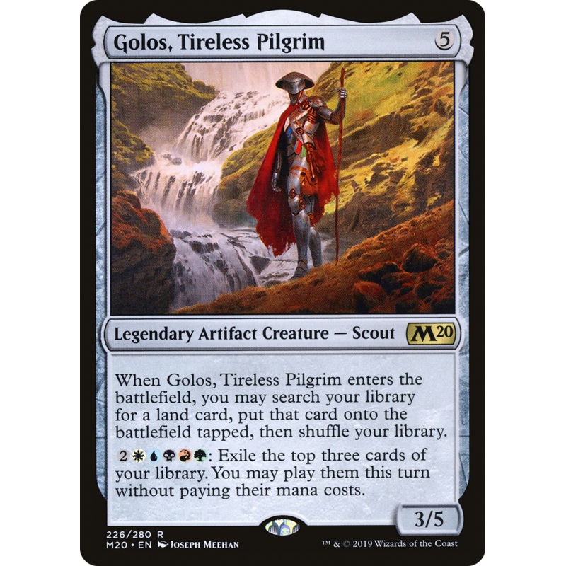 Golos, Tireless Pilgrim (M20-226) - Core Set 2020