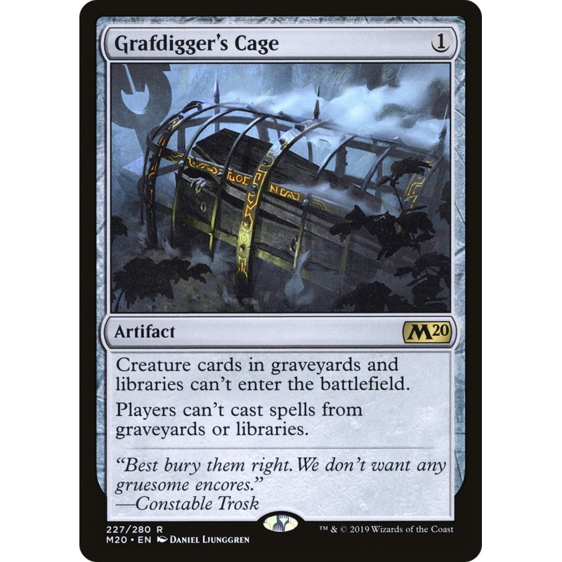Grafdigger's Cage (M20-227) - Core Set 2020 Foil