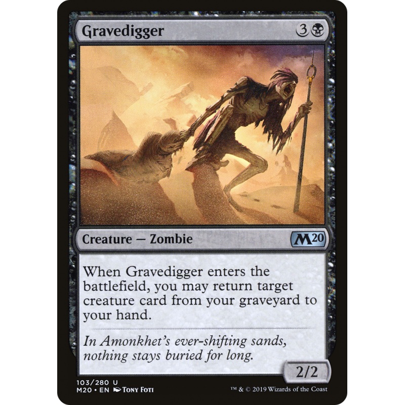 Gravedigger (M20-103) - Core Set 2020